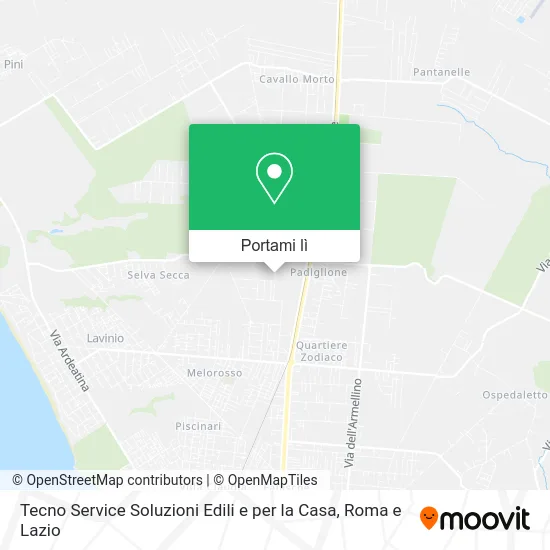 Mappa Tecno Service Soluzioni Edili e per la Casa