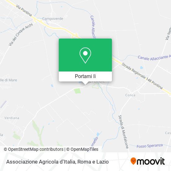 Mappa Associazione Agricola d'Italia