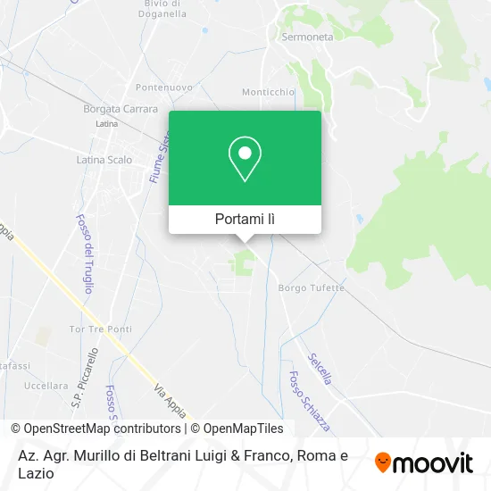 Mappa Az. Agr. Murillo di Beltrani Luigi & Franco