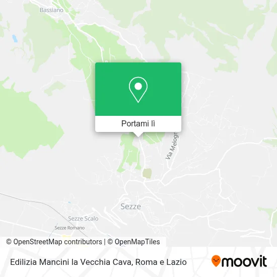 Mappa Edilizia Mancini la Vecchia Cava
