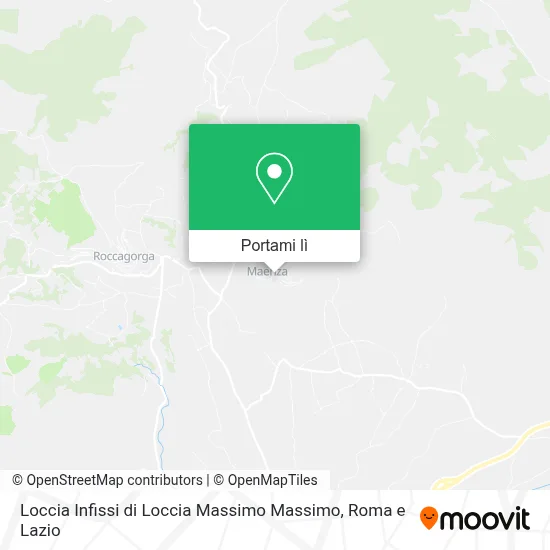 Mappa Loccia Infissi di Loccia Massimo Massimo