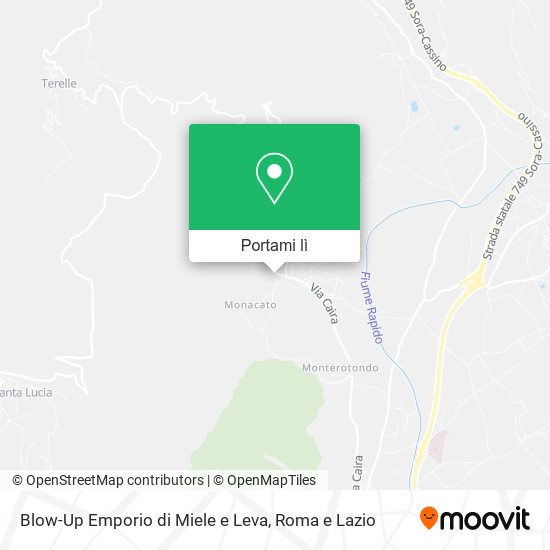 Mappa Blow-Up Emporio di Miele e Leva