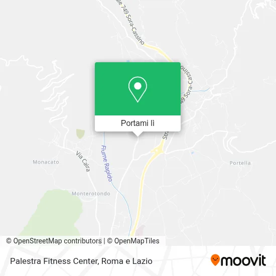 Mappa Palestra Fitness Center