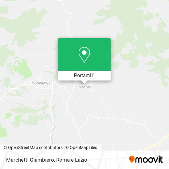 Mappa Marchetti Giambiero
