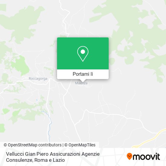 Mappa Vellucci Gian Piero Assicurazioni Agenzie Consulenze