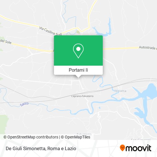 Mappa De Giuli Simonetta
