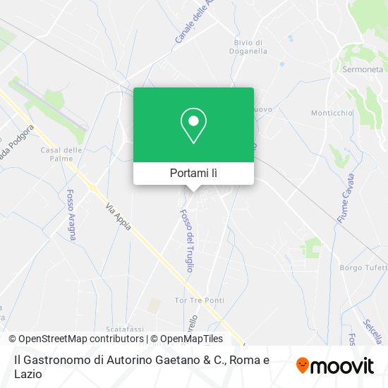 Mappa Il Gastronomo di Autorino Gaetano & C.