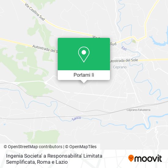 Mappa Ingenia Societa' a Responsabilita' Limitata Semplificata