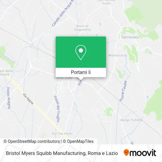 Mappa Bristol Myers Squibb Manufacturing