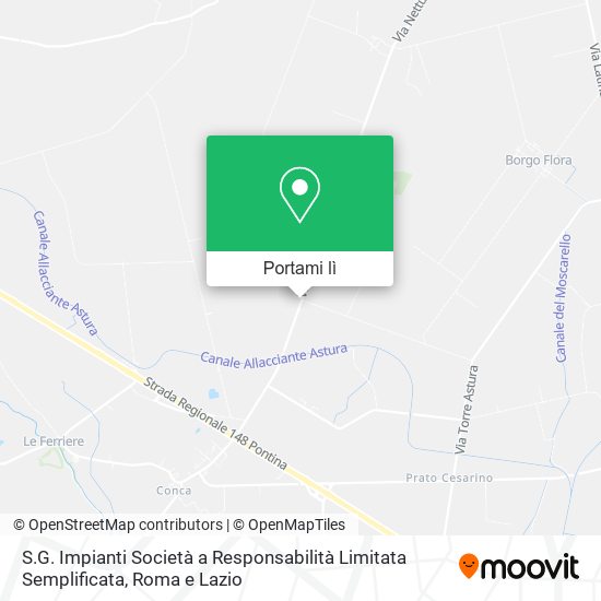 Mappa S.G. Impianti Società a Responsabilità Limitata Semplificata