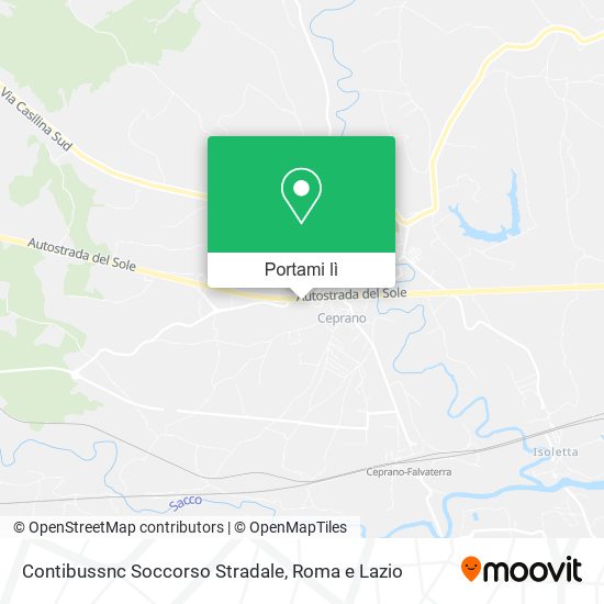 Mappa Contibussnc Soccorso Stradale
