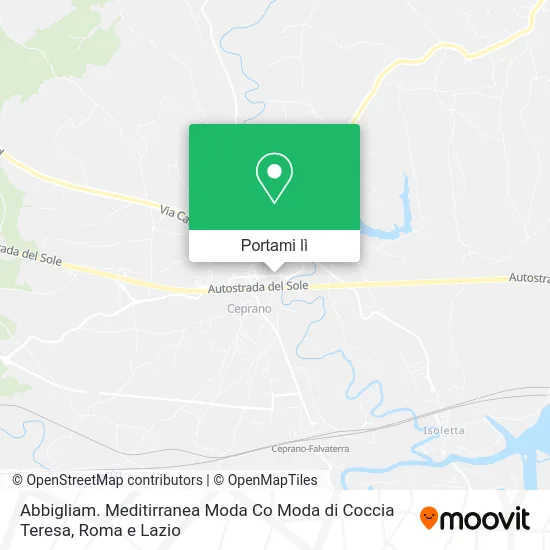 Mappa Abbigliam. Meditirranea Moda Co Moda di Coccia Teresa