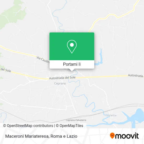 Mappa Maceroni Mariateresa