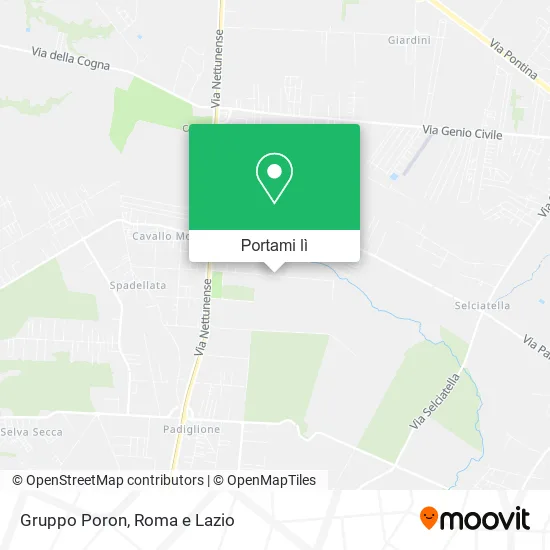 Mappa Gruppo Poron