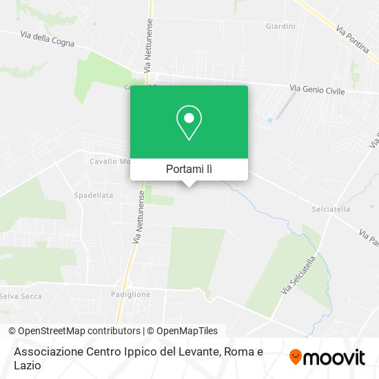 Mappa Associazione Centro Ippico del Levante