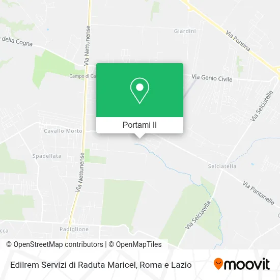 Mappa Edilrem Servizi di Raduta Maricel