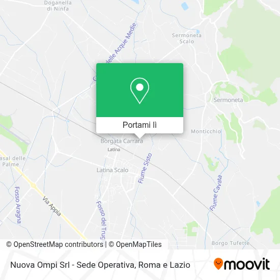 Mappa Nuova Ompi Srl - Sede Operativa