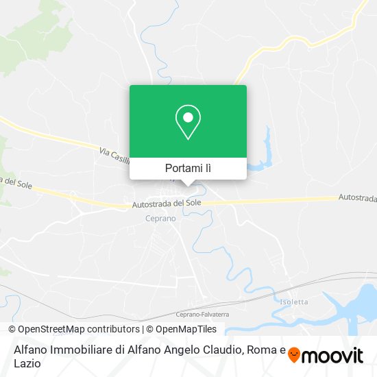 Mappa Alfano Immobiliare di Alfano Angelo Claudio