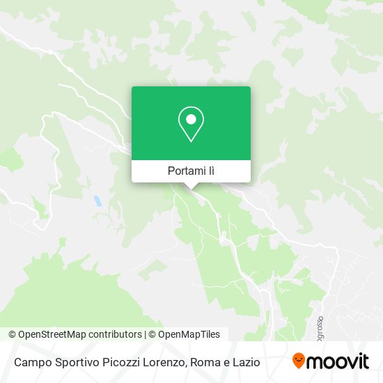 Mappa Campo Sportivo Picozzi Lorenzo