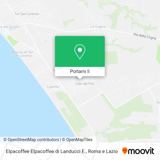 Mappa Elpacoffee Elpacoffee di Landucci E.
