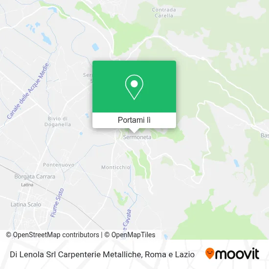 Mappa Di Lenola Srl Carpenterie Metalliche