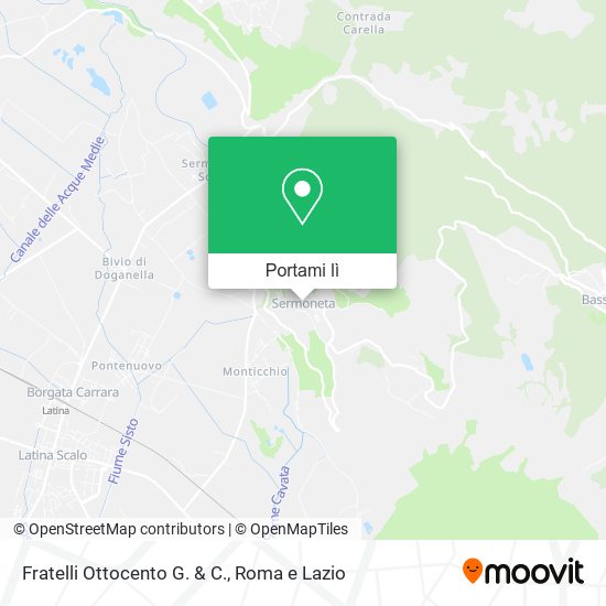 Mappa Fratelli Ottocento G. & C.