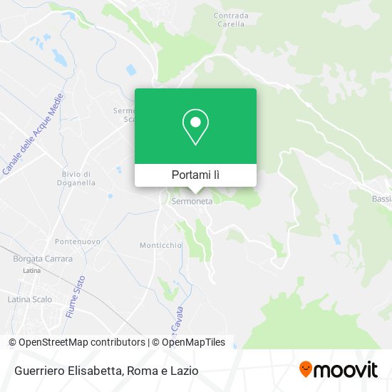 Mappa Guerriero Elisabetta
