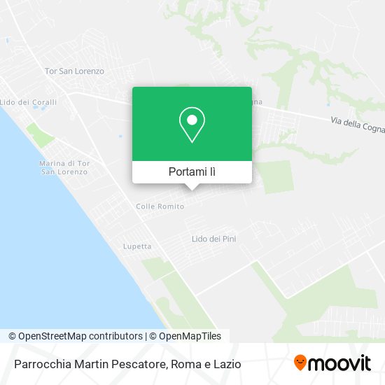 Mappa Parrocchia Martin Pescatore