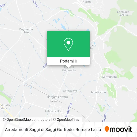 Mappa Arredamenti Saggi di Saggi Goffredo