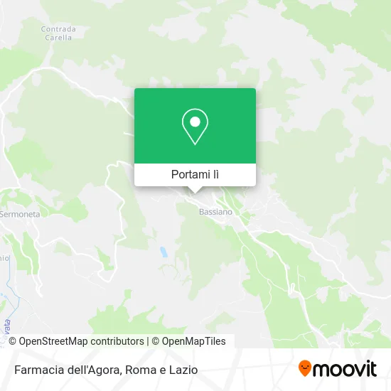 Mappa Farmacia dell'Agora