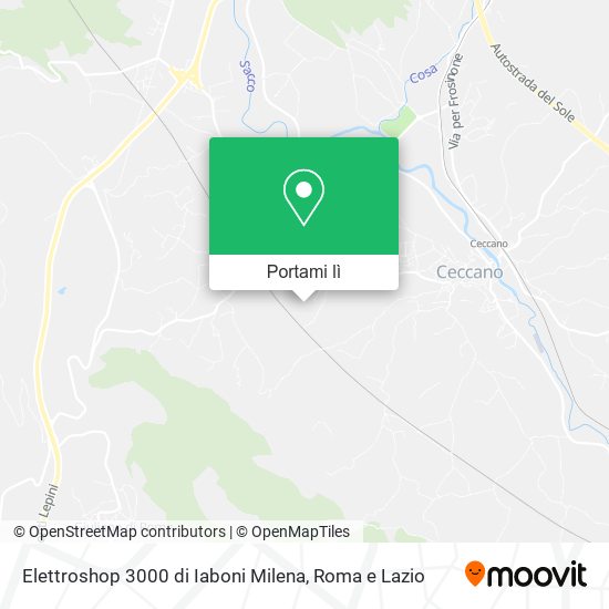 Mappa Elettroshop 3000 di Iaboni Milena