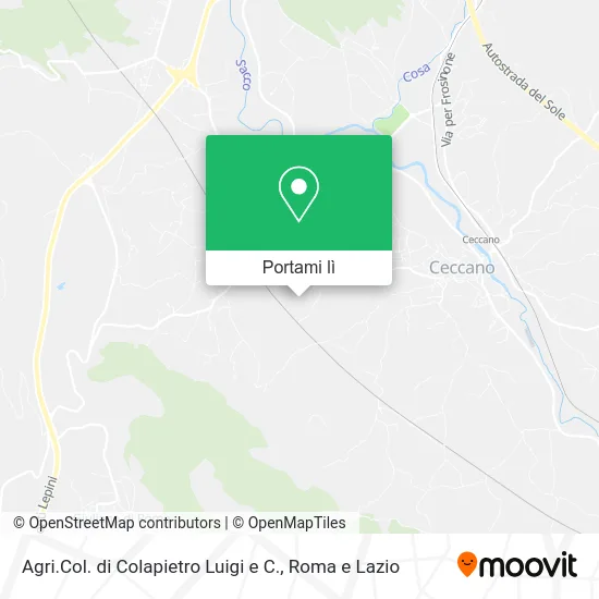 Mappa Agri.Col. di Colapietro Luigi e C.