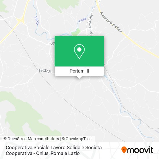 Mappa Cooperativa Sociale Lavoro Solidale Società Cooperativa - Onlus