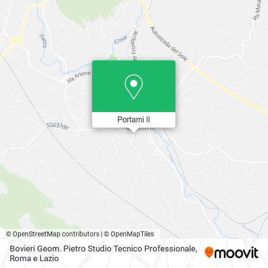 Mappa Bovieri Geom. Pietro Studio Tecnico Professionale