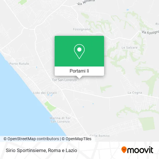 Mappa Sirio Sportinsieme