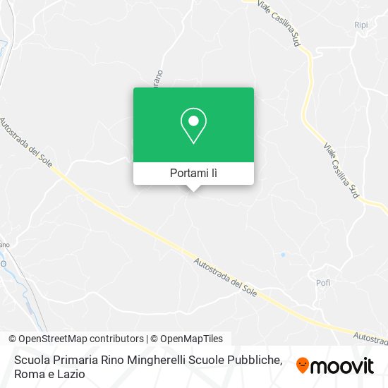 Mappa Scuola Primaria Rino Mingherelli Scuole Pubbliche