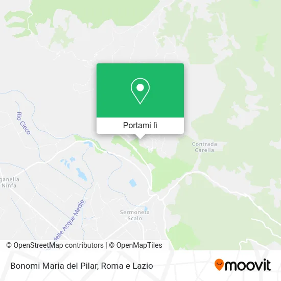 Mappa Bonomi Maria del Pilar