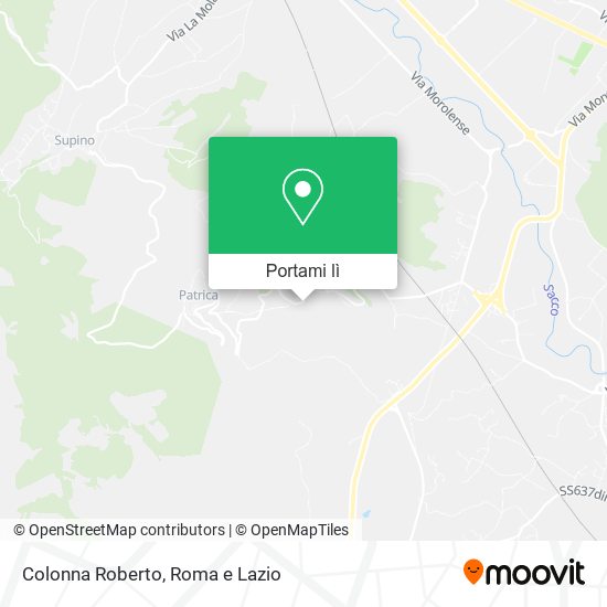 Mappa Colonna Roberto
