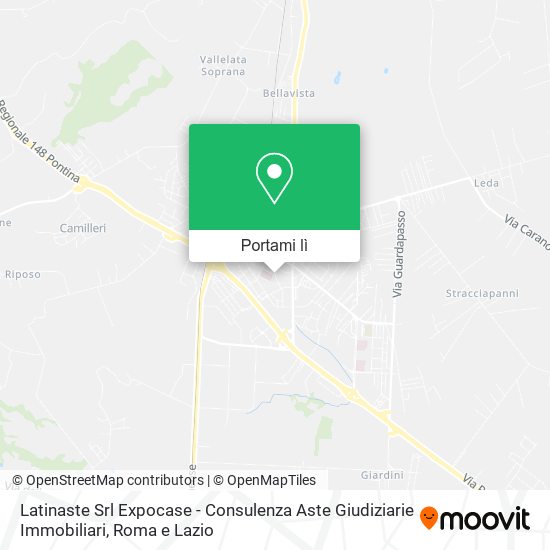 Mappa Latinaste Srl Expocase - Consulenza Aste Giudiziarie Immobiliari