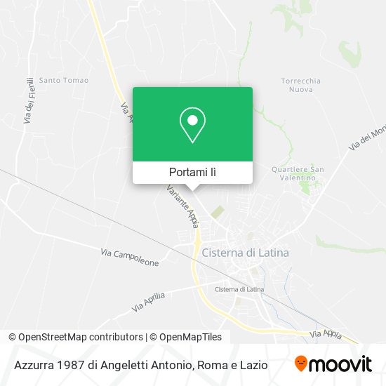 Mappa Azzurra 1987 di Angeletti Antonio