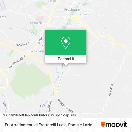 Mappa Frt Arredamenti di Frattarelli Lucia