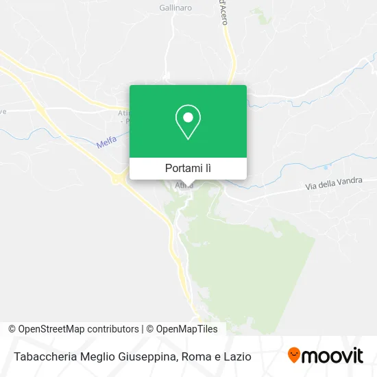 Mappa Tabaccheria Meglio Giuseppina