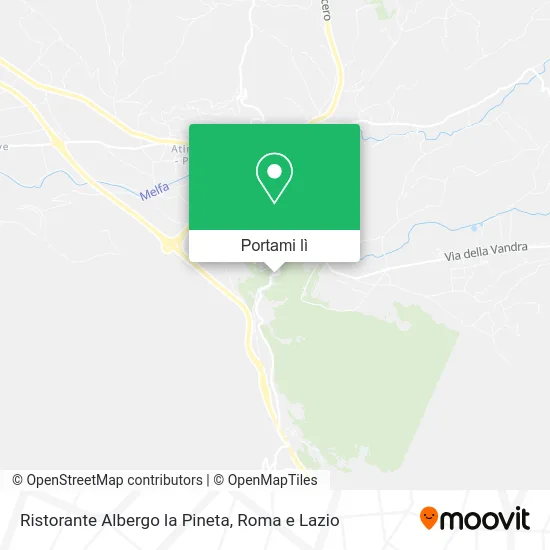 Mappa Ristorante Albergo la Pineta