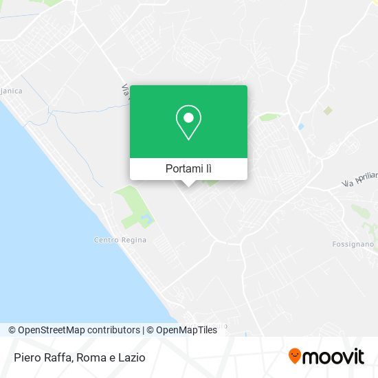 Mappa Piero Raffa