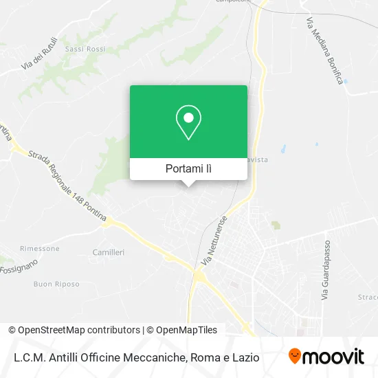 Mappa L.C.M. Antilli Officine Meccaniche