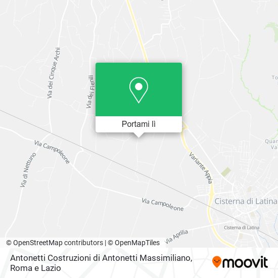 Mappa Antonetti Costruzioni di Antonetti Massimiliano