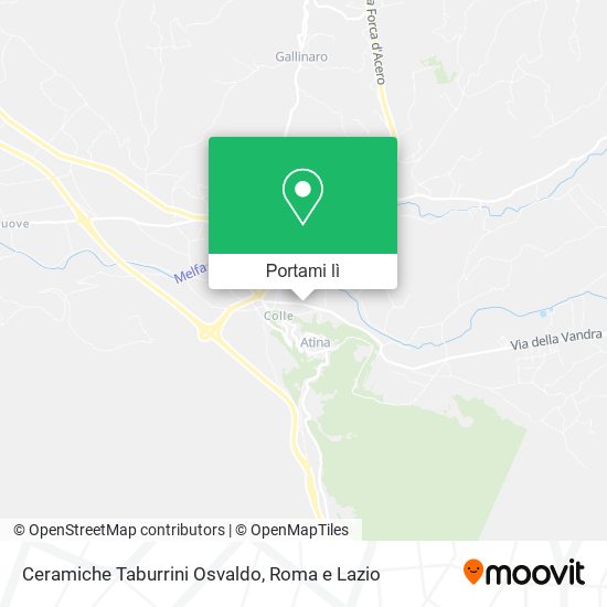 Mappa Ceramiche Taburrini Osvaldo
