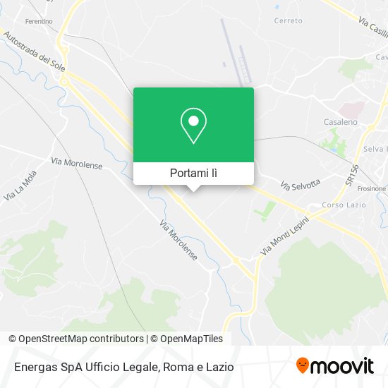 Mappa Energas SpA Ufficio Legale