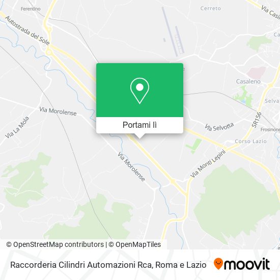 Mappa Raccorderia Cilindri Automazioni Rca