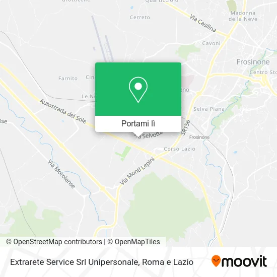 Mappa Extrarete Service Srl Unipersonale
